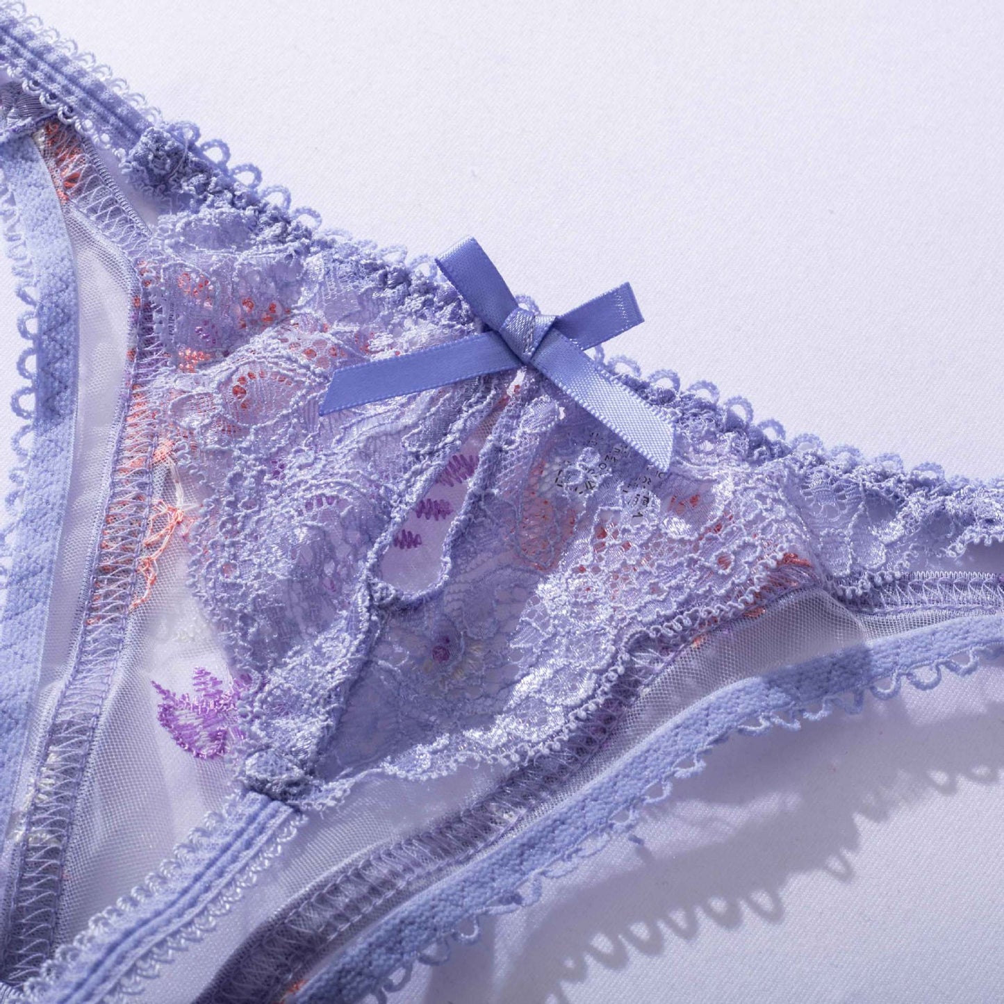 Mystic Orchid Floral Lingerie Set