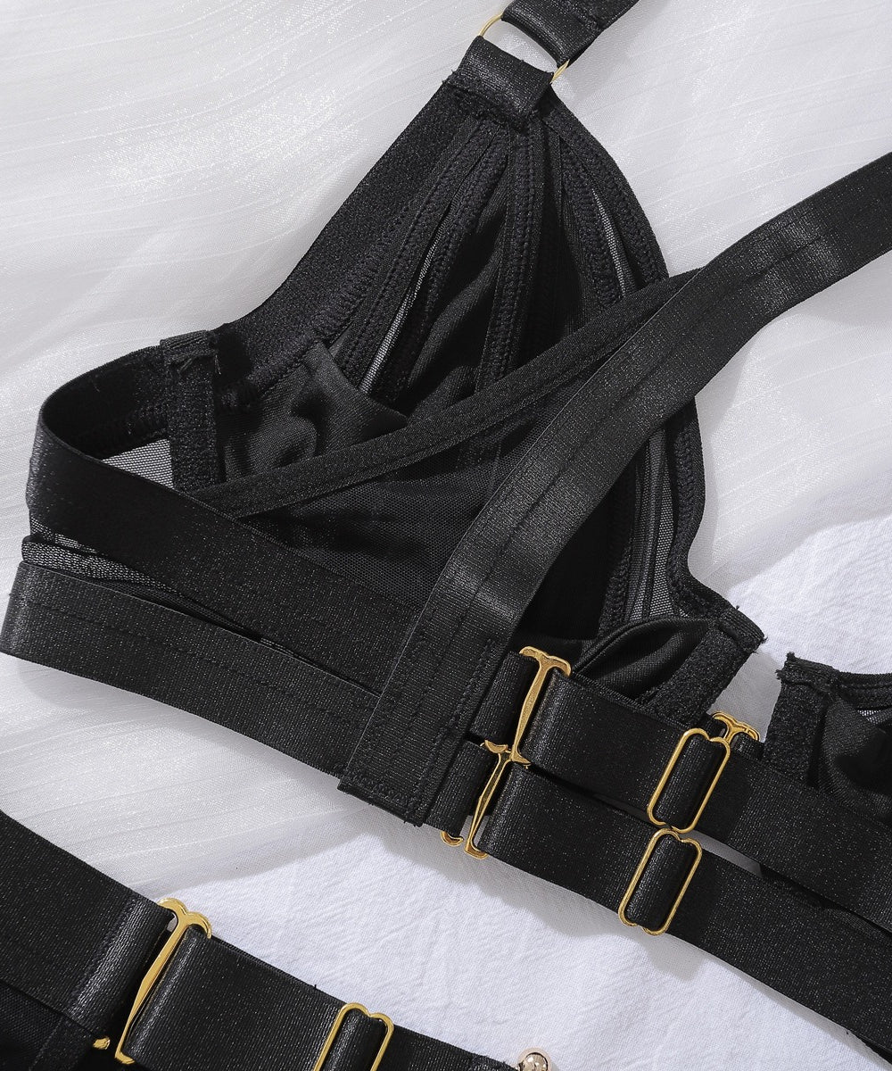 Fatal Obsession Harness Lingerie Set