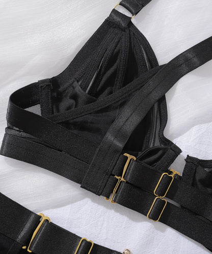 Fatal Obsession Harness Lingerie Set