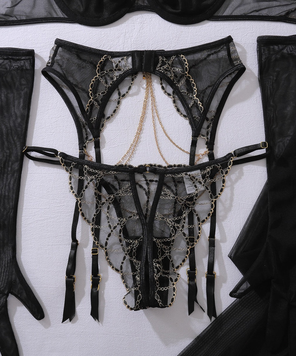 Golden Enchantress Lingerie Set
