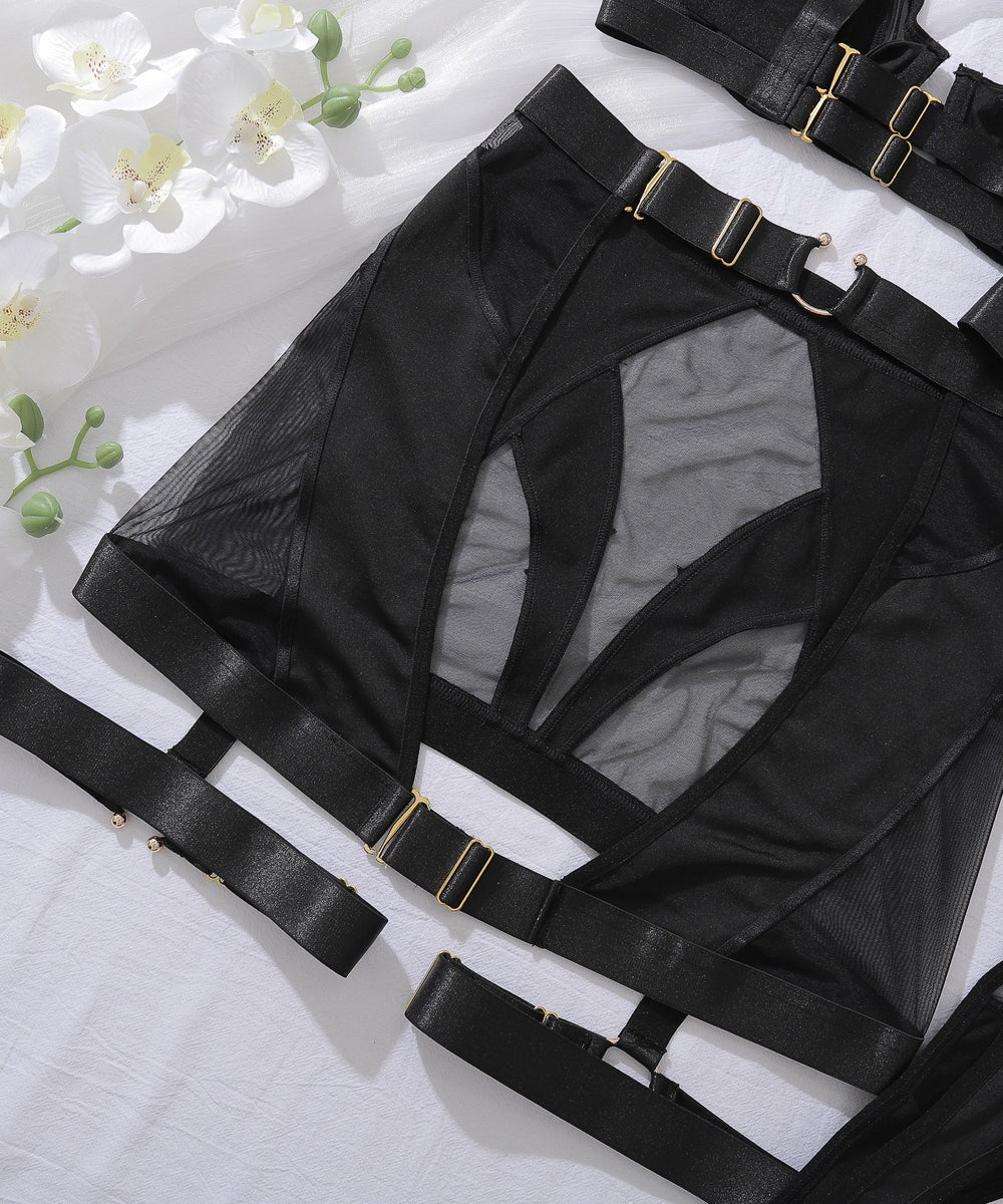 Fatal Obsession Harness Lingerie Set