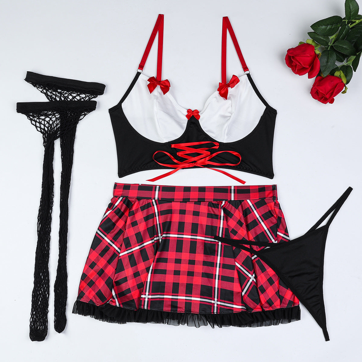 Tartan Tease Lingerie Set