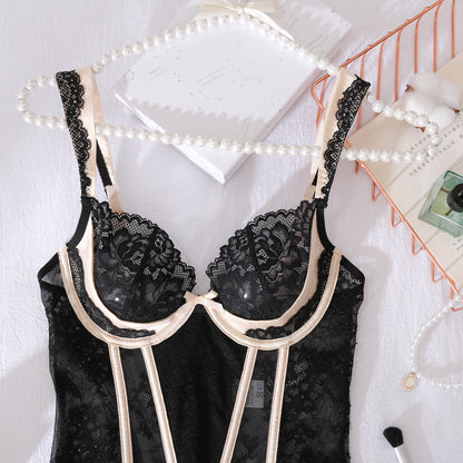 Moonlit Allure Corset Lingerie Set