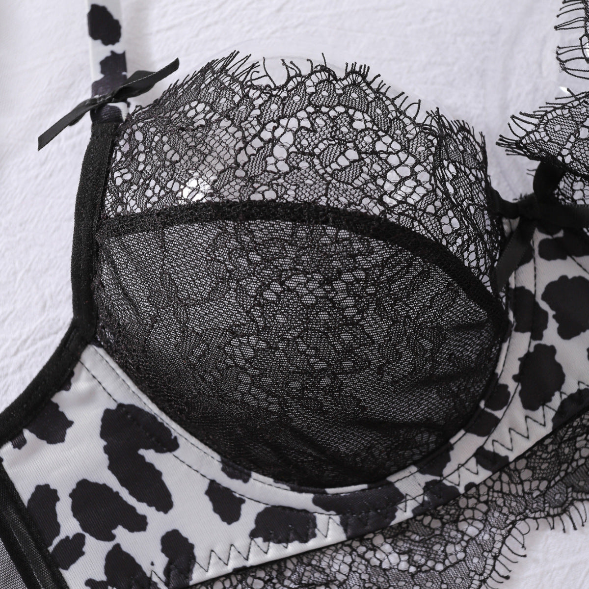 Wild Allure Leopard Lingerie Set