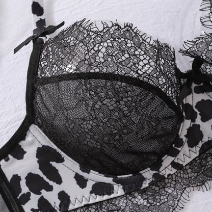 Wild Allure Leopard Lingerie Set