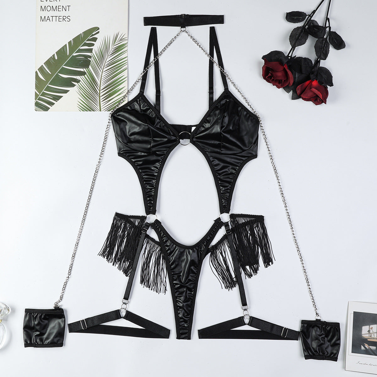 Chained Affair Bondage-Inspired Lingerie Set