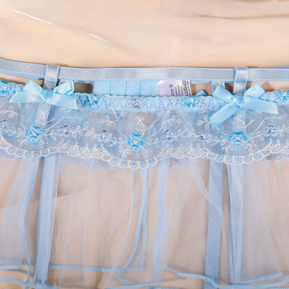 Celeste Whispers Embroidered Lingerie Set