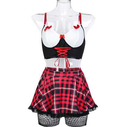 Tartan Tease Lingerie Set