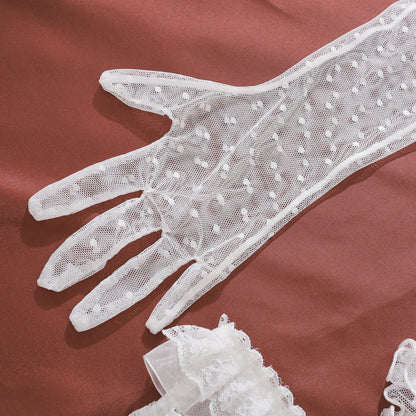 Eternal Vows White Lace Bodysuit Set