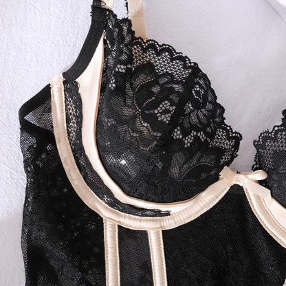 Moonlit Allure Corset Lingerie Set