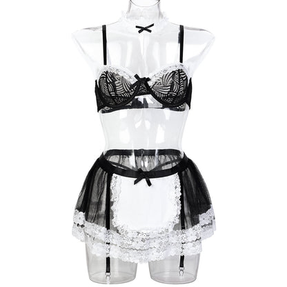 Midnight Service French Maid Lingerie Set