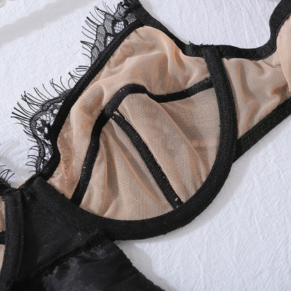 Sultry Eclipse Cutout Babydoll Dress Set