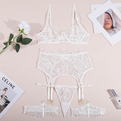 Celeste Floral Lace Lingerie Set – Bridal-Inspired Elegance