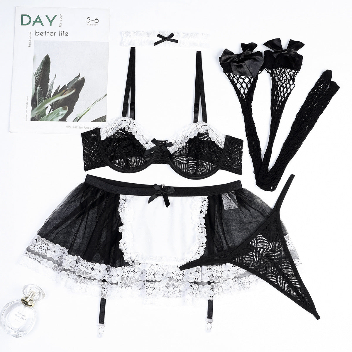 Midnight Service French Maid Lingerie Set