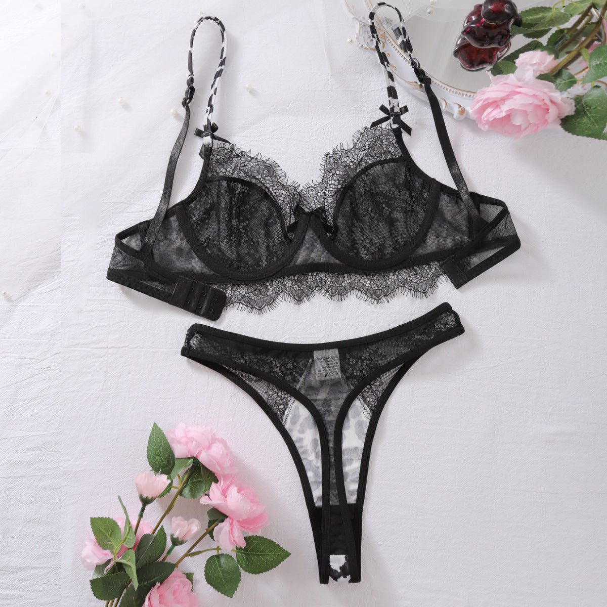 Wild Allure Leopard Lingerie Set