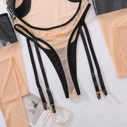 Nude Illusion Bodysuit Set