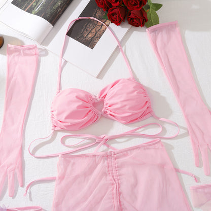 Fairy Kiss Lingerie Set with Gloves & Butterfly Garters