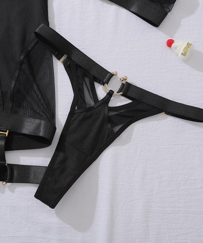 Fatal Obsession Harness Lingerie Set