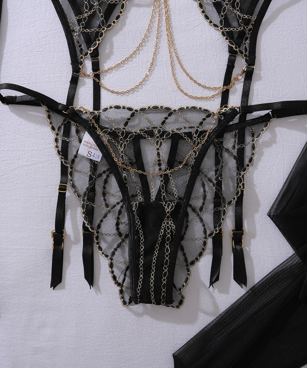 Golden Enchantress Lingerie Set
